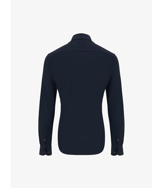 Dynamic stretch travel overhemd marine