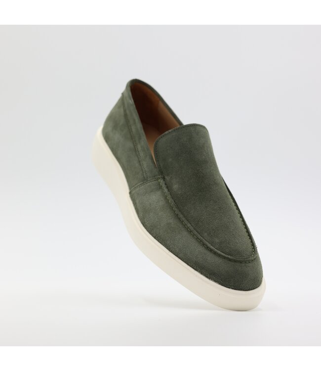 Tulip instapper suède groen