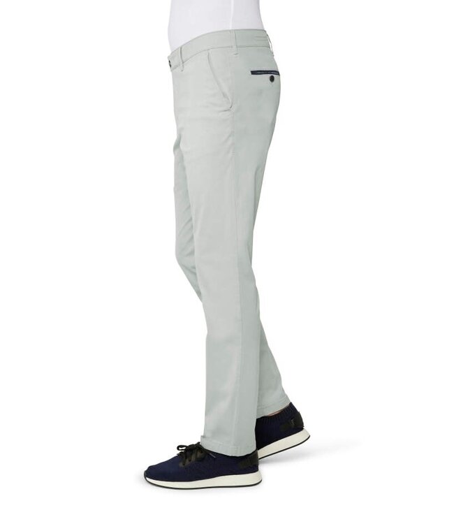 Benny-3 modern fit zomer chino krijt