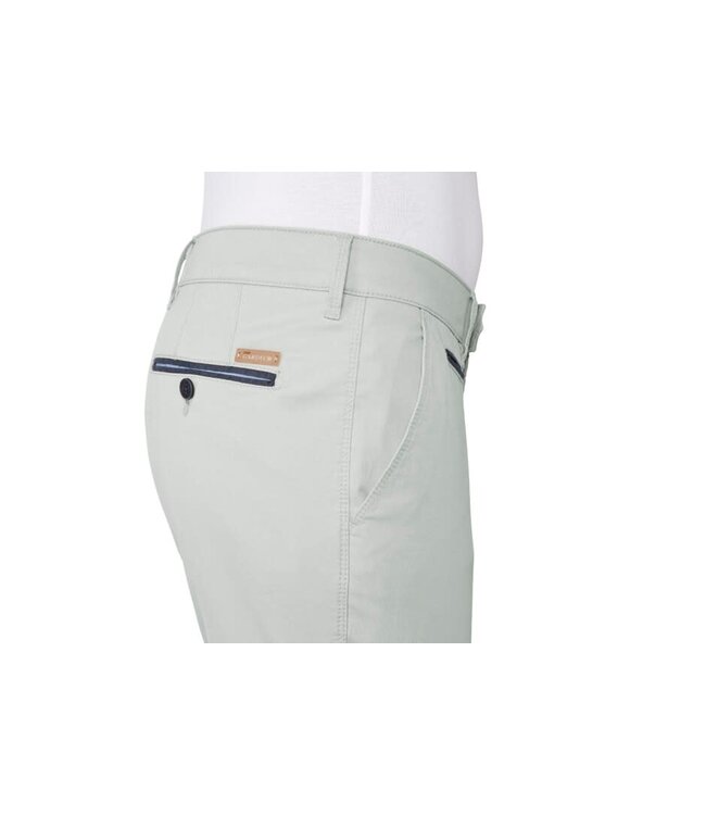 Benny-3 modern fit zomer chino krijt