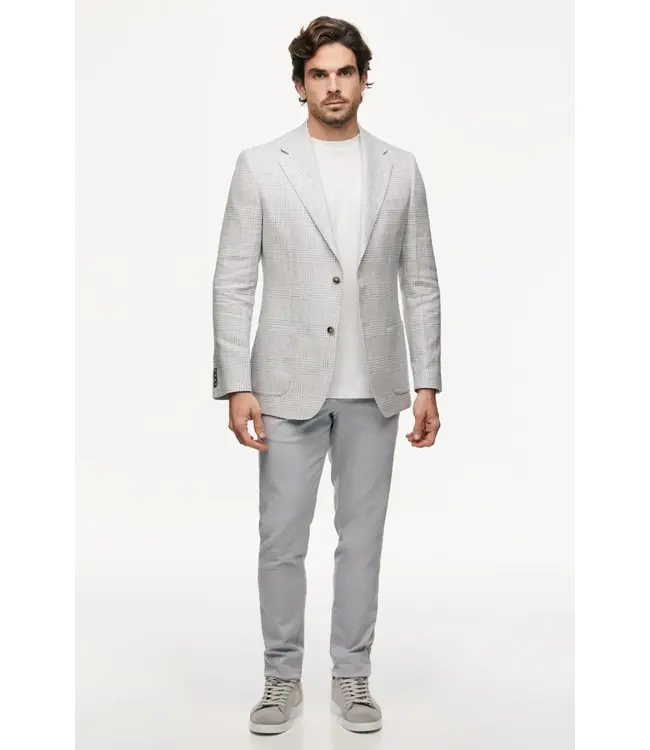 Gold colbert lichtblauw ruit