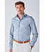 slim fit strijkvrij overhemd blauw