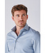 slim fit strijkvrij overhemd blauw