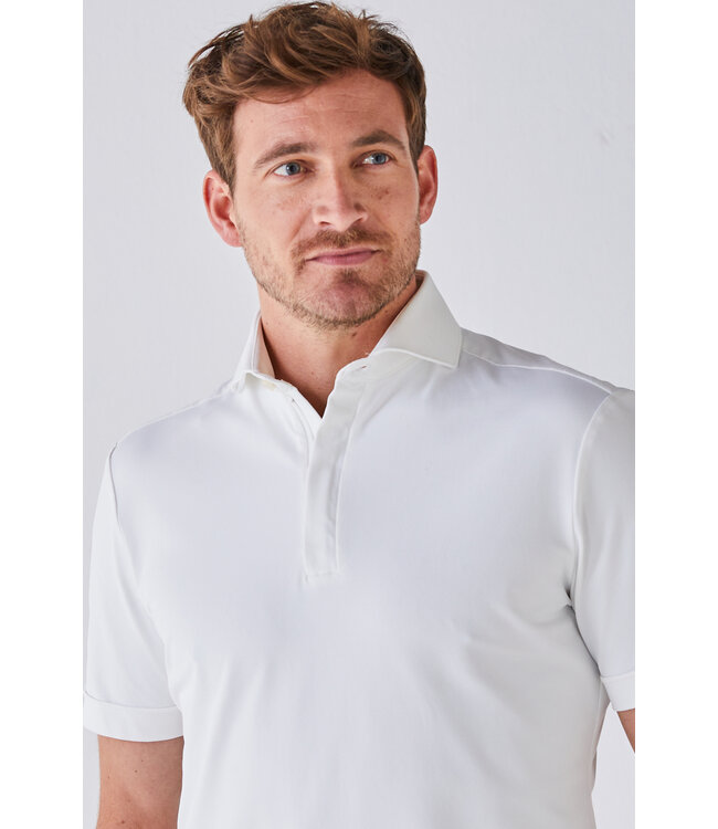 hyperstretch polo korte mouw off white