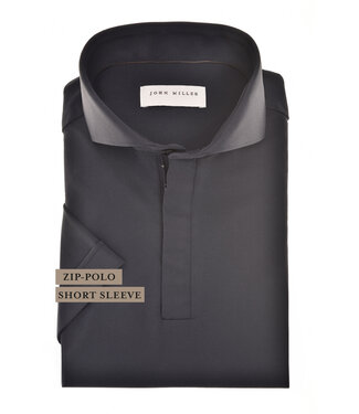 John Miller hyperstretch polo korte mouw marine