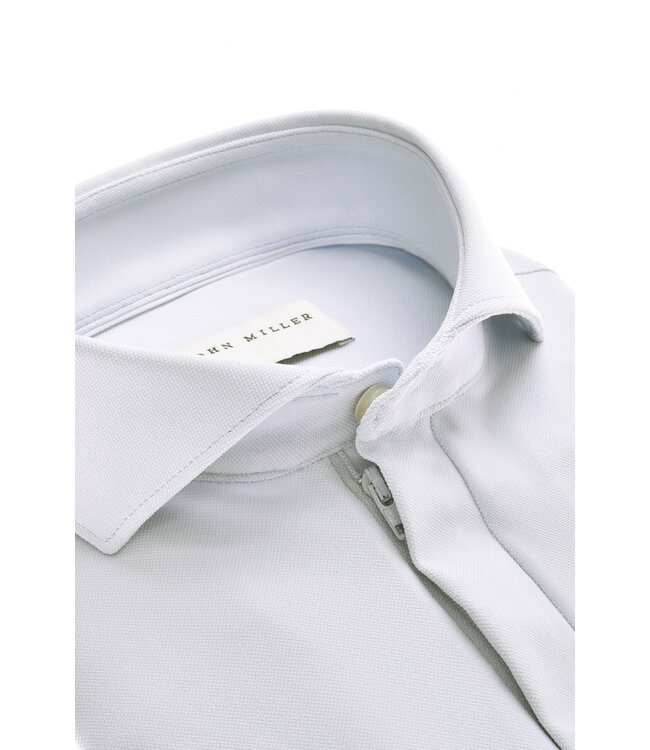 hyperstretch polo korte mouw lichtblauw