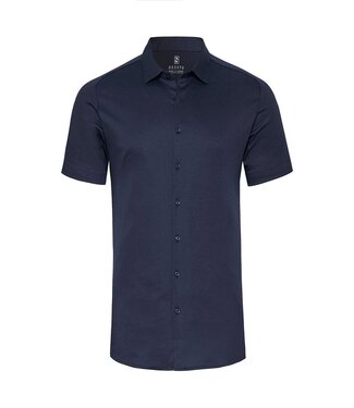 Desoto jersey overhemd korte mouw marine