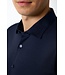 jersey overhemd korte mouw marine