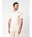 halfzip polo korte mouw ivoor