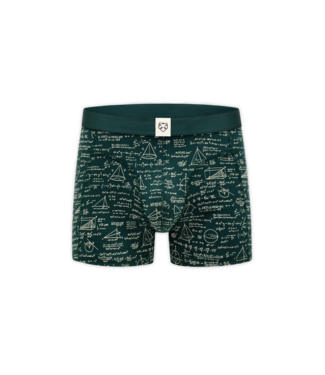 A-dam Underwear boxer Green Maths Pro