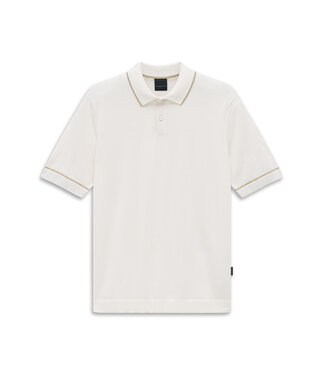 Bugatti polo korte mouw ecru