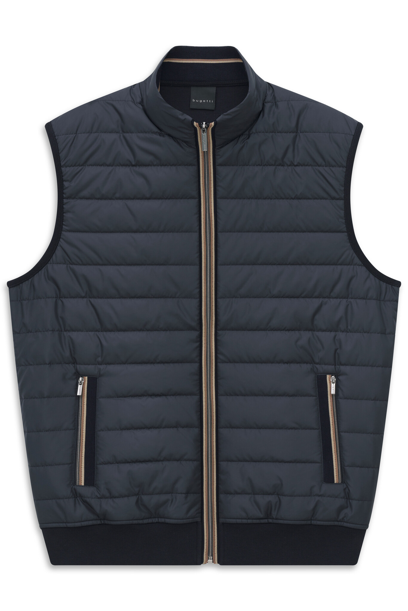 Bugatti Bodywarmer Marine | Gebreide Rug - Tim Menswear
