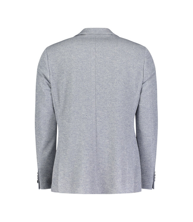 halfgevoerd colbert bleu