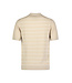 polo korte mouw zand streep