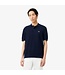 classic fit gebreide polo marine