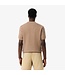 classic fit gebreide polo beige