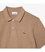 classic fit gebreide polo beige