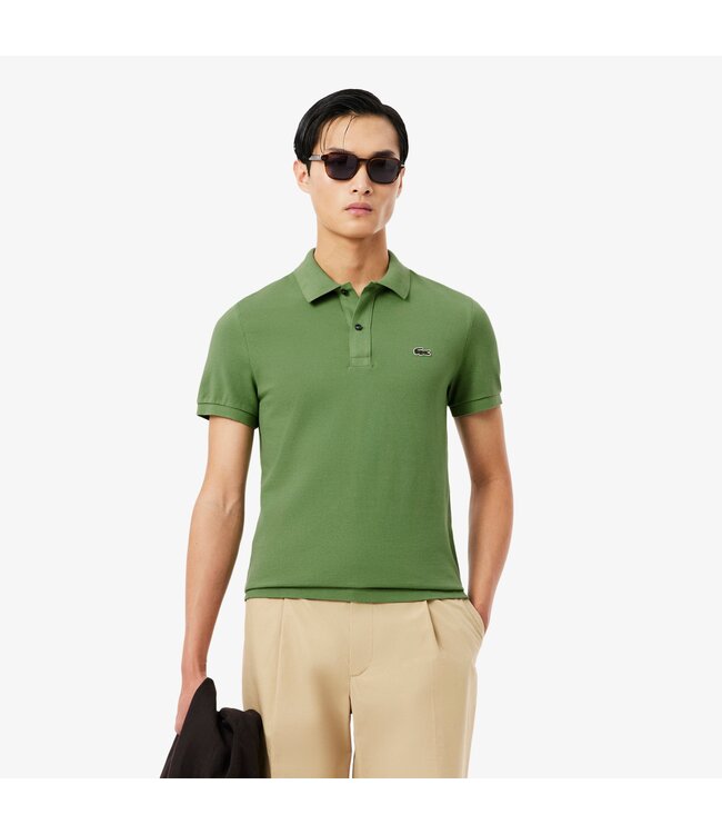 piqué polo korte mouw groen