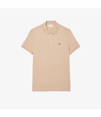 Lacoste piqué korte mouw polo beige