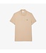 piqué korte mouw polo beige