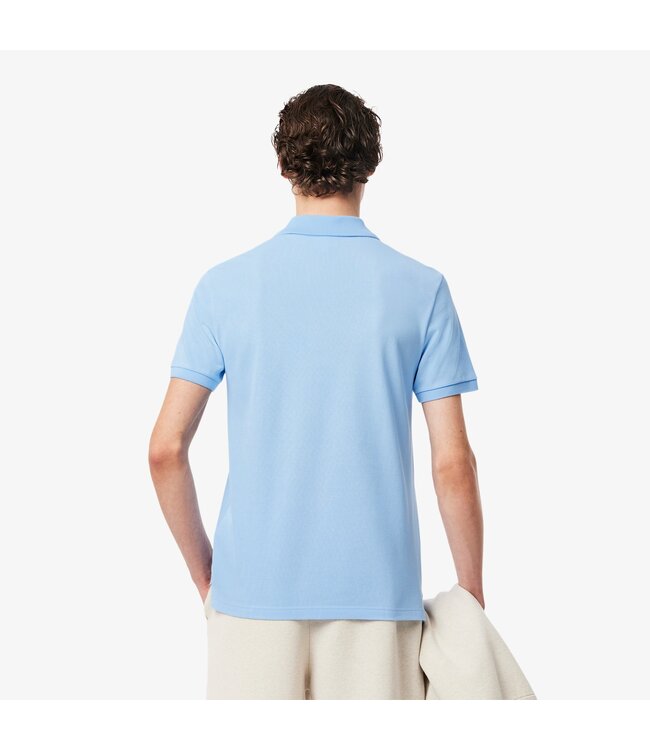 piqué polo korte mouw lichtblauw