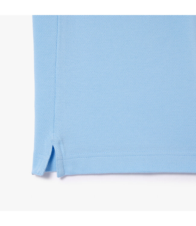 piqué polo korte mouw lichtblauw