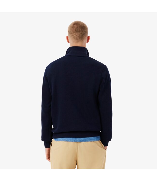 interlock halfzip sweater marine