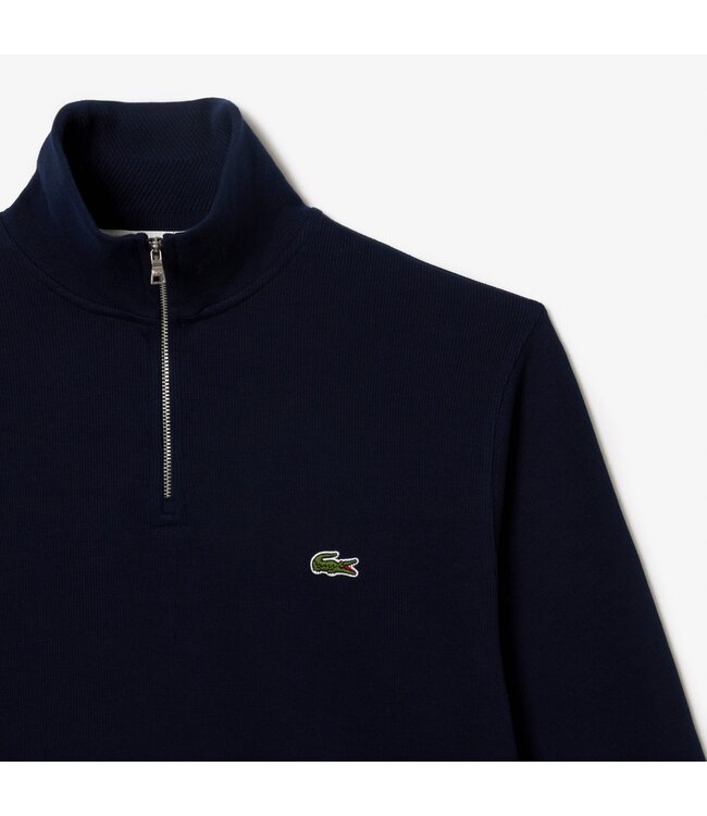 interlock halfzip sweater marine