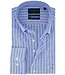 regular fit overhemd blauw streep