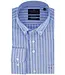 regular fit overhemd blauw streep