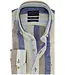 regular fit overhemd  blauw beige balk