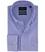 regular fit overhemd blauw streepje