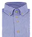 regular fit overhemd blauw streepje