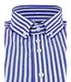regular fit overhemd blauw streep