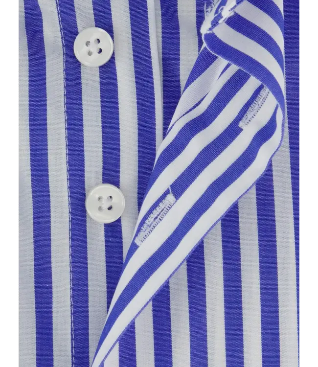 regular fit overhemd blauw streep