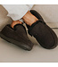 Grizzly suède pantoffel choco