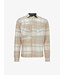 Terry overshirt beige ruit