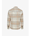 Terry overshirt beige ruit