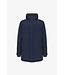 water-repellent parka marine