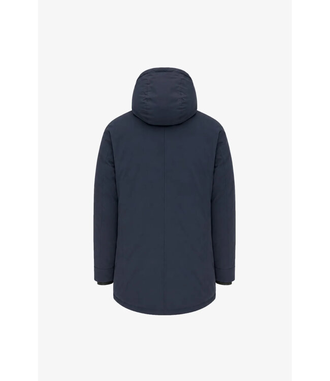 water-repellent parka marine