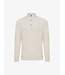 half buttonzip trui zand