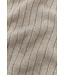wol cashmere half zip trui beige