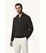 tech wol half zip trui bruin