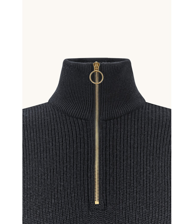 tech wol half zip trui marine