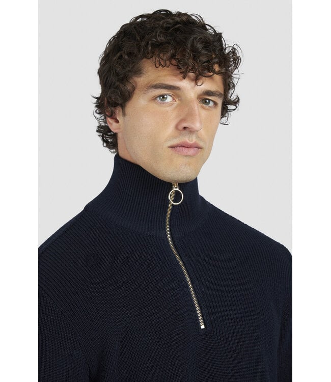 tech wol half zip trui marine