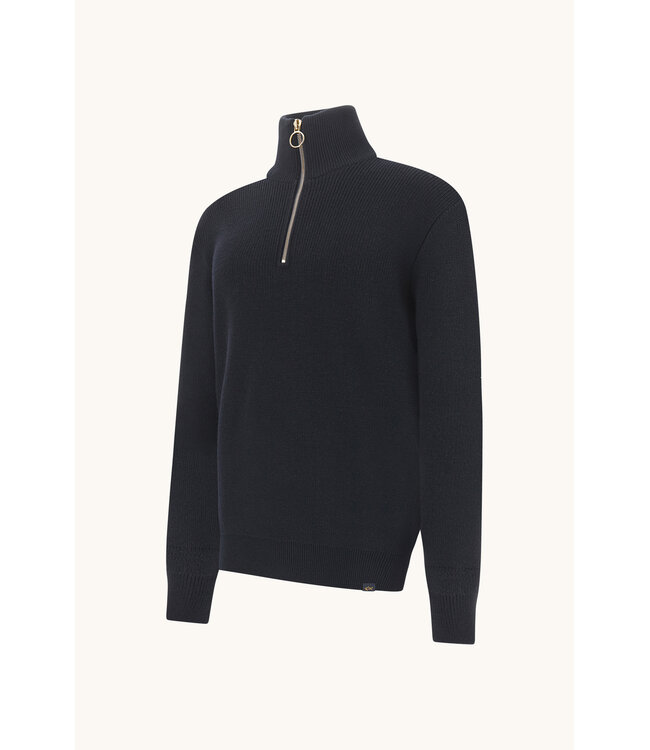 tech wol half zip trui marine