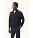 wollen half zip trui marine
