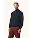 X-Soft wollen half zip trui marine