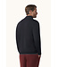 X-Soft wollen half zip trui marine