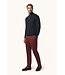 X-Soft wollen half zip trui marine